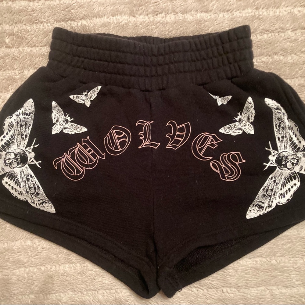 Darc Sport Black Graphic Athletic Shorts